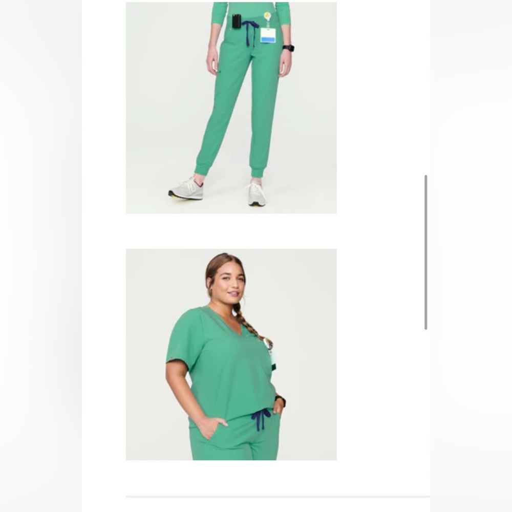Women’s Scrubs Figs Surgical Green